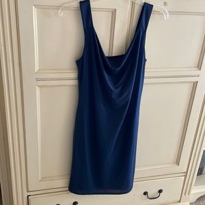 Laundry by Design blue shift with drop neckline.NWT